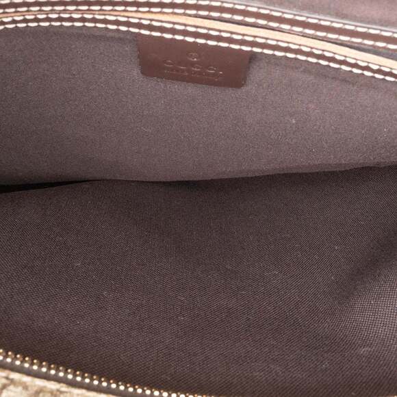 Gucci GG Supreme Shoulder Bag 201446 Beige Crossbody with A4 Storage - Picture 13 of 16